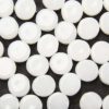 Opal White DiscDuo Beads