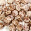Picasso Pink DiscDuo Beads