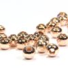 Rose Gold Plated Brass Spacer Beads