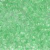 Lime Striped on Crystal Preciosa Seed Beads