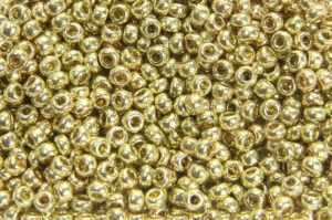 Metallic Gold Verdi Preciosa Seed Beads