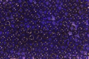 Transparent Navy Blue Preciosa Seed Beads