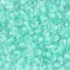 Colour Lined Lustre Seafoam Preciosa Seed Beads