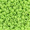 Opaque Rainbow Lime Preciosa Seed Beads