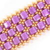 Golden Purple Times Square Bracelet Kit