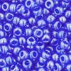 Transparent Lustered Sapphire Toho Round Seed Beads