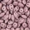 Opaque Mauve Lustre Precision Twin Beads