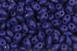 Opaque Navy Blue  Precision Twin Beads