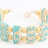 Tahiti Turquoise Riviera Carrier Bead Bracelet Kit