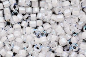 White AB Delica Beads