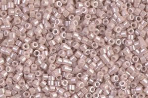 Opaque Pink Champage Ceylon Delica Beads