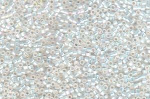 White Opal AB Delica Beads
