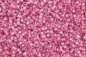 Sparkling Rose Lined Crystal Delica Beads