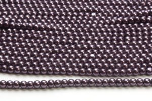 Light Amethyst Glass Pearls