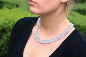 Silver Cloud Raindrop Necklace Kit