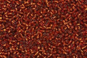 Silver Lined Copper Delica Beads