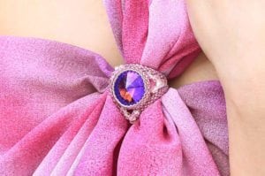 Crystal Scarf and Sarong Ring