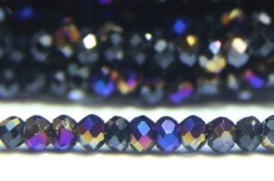 Black Rainbow AB Size 11/0 Micro Crystals