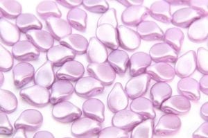 Satin Lavender Pip Beads