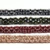 Crystal Studded Chenille Stitch Bracelet Pattern Download