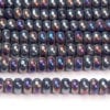 Metallic Amethyst AB Crystal Aurora Rondelles