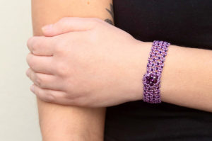 Mystic Purple Vienna Micro Crystal Netted Bracelet Kit