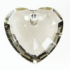 Lustre Smoke Heart Crystal Pendant