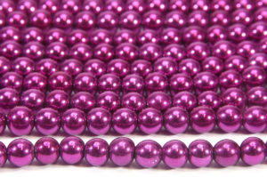 Magenta Round Hematite