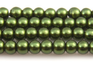 Olive Glass Pearl