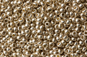 Galvanised Aluminium Preciosa Seed Beads