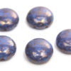 Blue Violet Picasso Preciosa Candy Beads
