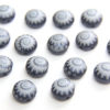 Blue Shell Stencil Preciosa Candy Beads