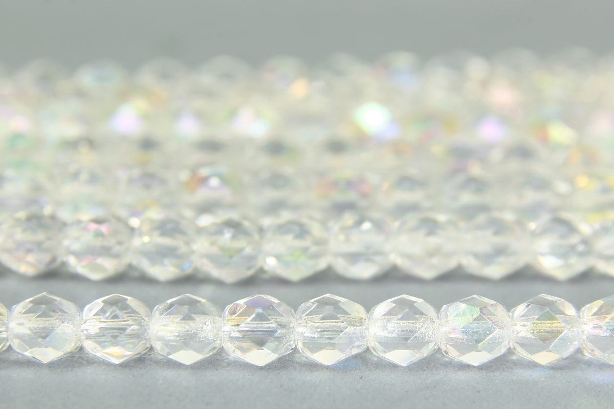 Crystal AB Fire Polished