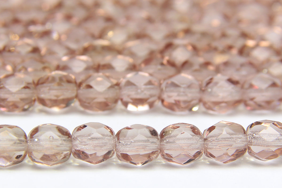 Transparent Mullberry Fire Polished