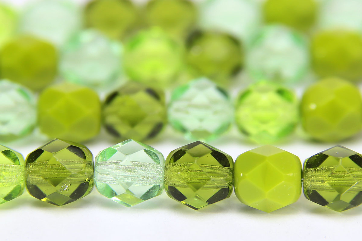 Summer Green Mix Fire Polished