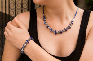 Lapis Lazuli Tranquility Necklace and Bracelet