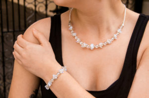 Opalite Lustre Tranquility Necklace and Bracelet