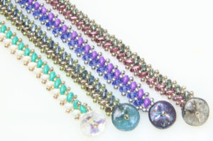 Herringbone Bracelet with Twin Beads Pattern Download