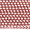 4mm Blush Frosted Preciosa Glass Pearl Beads