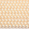6mm Shell Frosted Preciosa Glass Pearl Beads
