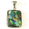 Abelone Shell Rectangle Pendant