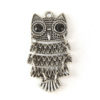 Silver Decorative Owl Pendant