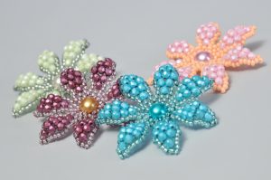 Fire Polished Flower Pattern Download