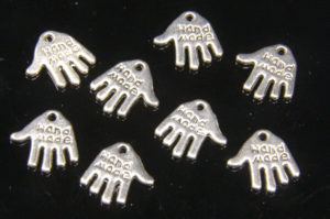 "Hand Made" Charm