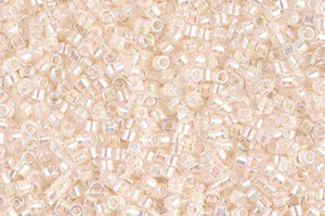 Off White AB Delica Beads