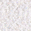White Pearl AB Delica Beads