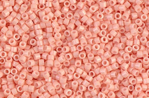 Opaque Salmon Delica Beads