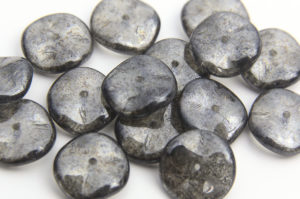 Black Diamond Ripple Bead