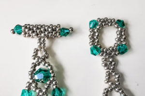 Crystal Square Beaded Toggle Clasp Pattern Download