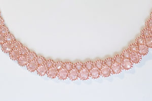 Metallic Rose Raindrop Necklace Kit